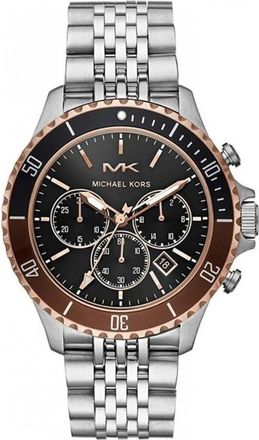 Michael Kors Bayville Chronograaf Horloge - Heren - Horloges - Grijs - ONE Size - Accessoires