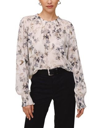 Bella Dahl Elastic Shirred Blouse