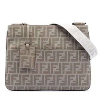 Fendi Pre-owned Fendi Zucca Coated Canvas Crossbody 7VA247-UZD 128-2384
