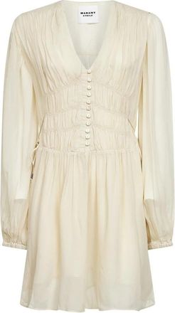 Isabel Marant Loriena Dress - Dames - Korte kleedjes - Beige - S - Kleedjes