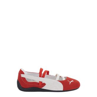 Puma Puma, Schoenen, Dames, Rood, 40 1/2 EU, Leer, Speedcat Ballet