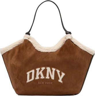 DKNY Dkny - Paula Medium Tote - Dames - Tassen - Bruin - Maat: ONE Size