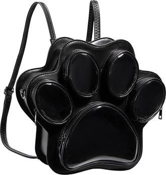 Generic Cute Cat Paw Shoulder Purse - Anime Theme Large Capacity, Women Shoulder Bag with Zipper Organizer, Collectibles Storage Purse for Party, Beach, Music