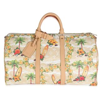 Louis Vuitton Monogram Coated Canvas Surfin Keepall Bandouliere 50