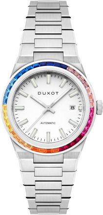 Duxot Alicante Rainbow White Dial Mens Watch DX-2075-11