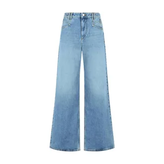 Isabel Marant Dames, Jeans, Blauw, Maat: S Katoen
