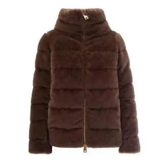Herno Dames, Jassen, Bruin, Maat: XL Polyamide