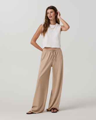 Vuori Clothing Heavyweight Cotton Easy Pants | Goldenrod | XS, Size Extra Small
