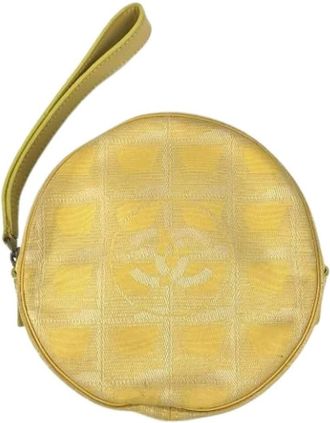 Chanel Pre-owned New Travel Line Pouch - - Pre-owned - Donna - Giallo - ONE SIZE
