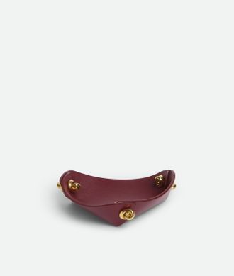 Bottega Veneta Small Leather Tray With Metal Knots - Bottega Veneta