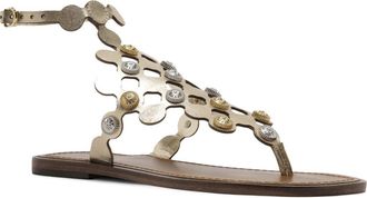 Arezzo Haven Ankle Strap Sandal in Platino at Nordstrom, Size 9.5