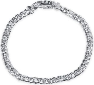 Pompeii3 Mens Curb Link 14k Gold (20gram) or Platinum (33gram) 5.5mm Bracelet 8.5
