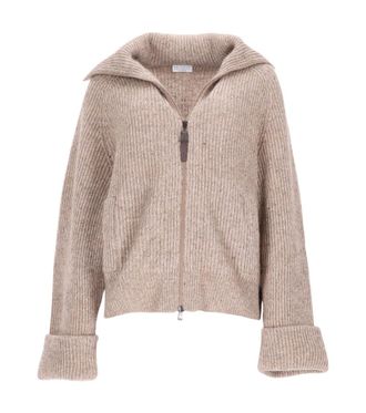 Brunello Cucinelli Brown Knitted Sweater