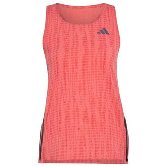adidas Adizero Running Singlet Top f&uuml;r Damen | rot