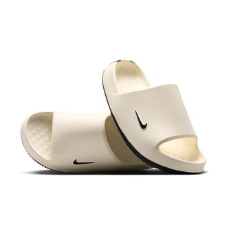 Nike Mens Calm (New Orleans Saints) NFL Slides in White | IM7309-100
