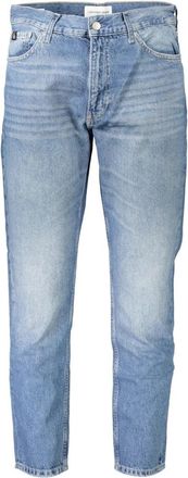 Calvin Klein Denim Heren Jeans Blauw Gewassen Zak - Heren - Slim Fit Jeans - Blauw - W29 - Denim - Jeans