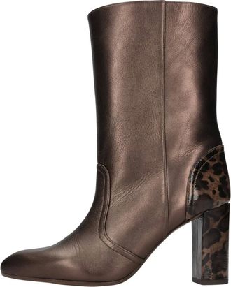 Chie Mihara Leren enkellaarsjes - Dames - Schoenen - Bruin - Maat: 37 EU Leer