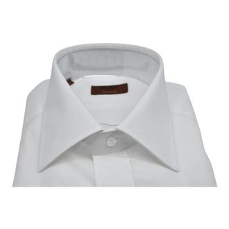 Barba Formal Shirt - Heren - Zakelijke Overhemden - Wit - 3XL - Katoen - Overhemden