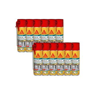 Sika Sika - Juego De 12 Espumas Expansivas Manuales Todo En Uno Boom 128 - 400ml