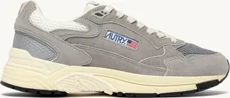 Autry SNEAKERS HYPERWAY IN SUEDE E MESH MARSHMALLOW E PLUMBEO