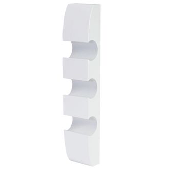 Hhg Hhg - Botellero Colmar, Botellero De Pared Botellero De Madera, Para 3 Botellas 54x13x9cm, Blanco