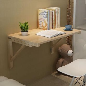 OEM Mesa Plegable De Pared De 60 X 40 Cm, Mesa Plegable De Madera Con Alas Abatibles, Mesa De Comedor Resistente Para Ni&ntilde;os