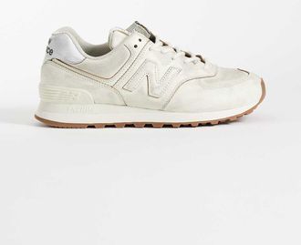 New Balance 574 - Sneakers bianche-Bianco