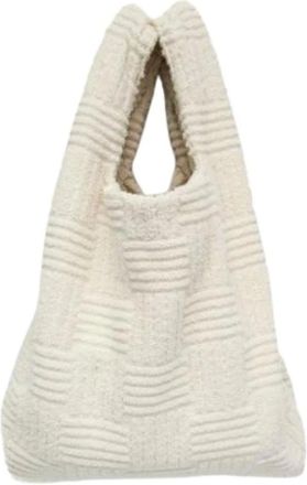Bottega Veneta Pre-owned Tote Bags, female, White, Size: ONE SIZE Pre-owned Tote Bag