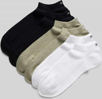 HUGO BOSS Sneaker-Socken aus Baumwoll-Mix im 6er-Pack Modell AS UNI CC in Khaki, Gr&ouml;&szlig;e 39-42