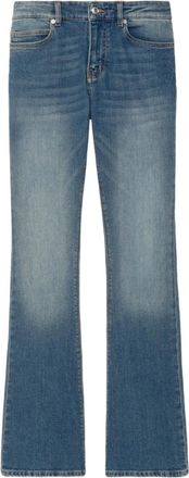 Zadig&Voltaire Jeans svasati con applicazione logo - Blu