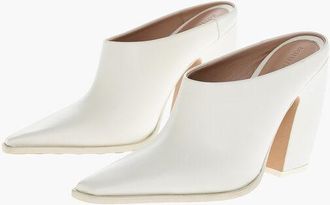 Bottega Veneta Leather TEX Mules with Covered Heel 10cm size 35