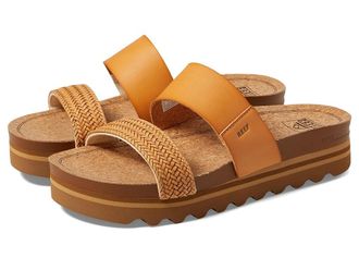 Reef Cushion Vista Hi Womens Shoes Natural Braid : 7.5 B - Medium, Synthetic