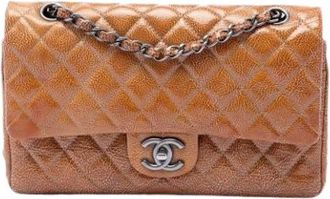 Chanel Borsa a spalla Pre-owned Double Flap - - Pre-owned - Donna - Marrone - ONE SIZE