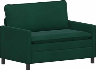 vidaXL Sof&aacute; Verde Oscuro 126 X 81 X 87,5 Cm Vidaxl