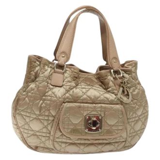 Dior Pre-owned Vintage Handtas - Dames - Vintage Handtas - Beige - ONE Size - Leer - Vintage