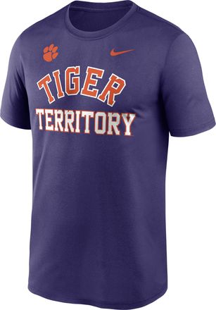 Nike Clemson Primetime Arch Mantra Legend Nike Mens Dri-FIT College T-Shirt in Purple | NKGK52MCLN-ZZX