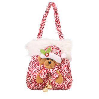 Generic Reusable Shopping Bags - Spacious Interior Carrier, Fabric Tote, Reinforced Handle Design | Eco Friendly Present Packaging Solution For Christmas Fami