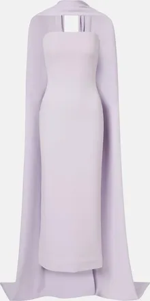 Solace London Vestido de c&oacute;ctel Martine con pa&ntilde;uelo