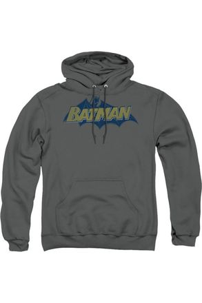 Gildan Batman Classic Comic Logo Adult Pull Over Hoodie / Hooded Sweatshirt