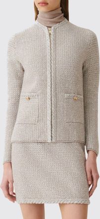 Fabiana Filippi Cardigan slim fit in misto lana e cashmere con zip