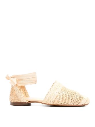 Castaner Ivory Low Goldie Sandals