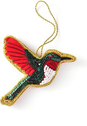 Matr Boomie Larissa Plush Hummingbird Beaded Fabric Ornament - Embroidered at Nordstrom