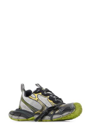 Balenciaga Mens Multicolor Mesh And Rubber 3xl Sneakers Whitegreygreenyel
