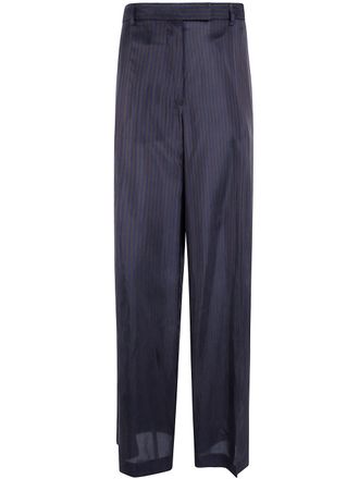 Dries Van Noten Pants Cupro Dark Brown Penn