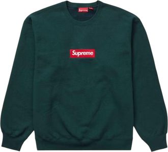 SUPREME Box Logo Crewneck FW22 Dark Pine FW22SW65-DARK-PINE