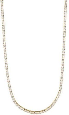 Adornia Crystal Tennis Necklace in Gold at Nordstrom Rack