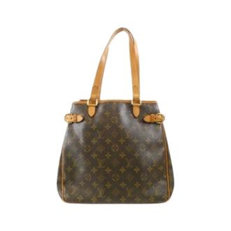 Louis Vuitton Pre-owned Tote Bags, female, Brown, Size: ONE SIZE Pre-owned Batignolles Vertical Tote Bag