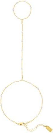 Set & Stones Austen Hand Chain in Gold at Nordstrom