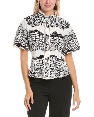 Gracia Print Floral Blouse