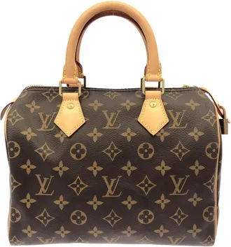 Louis Vuitton Marron Coated Canvas Boston Bag (Pre-Owned)